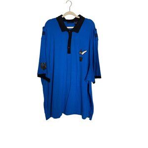 Y2K Sean John Men's Royal Blue/Black Polo Shirt Big & Tall 5X